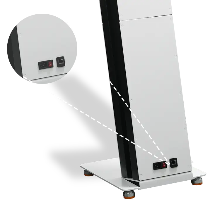 Touch Screen QueueManagement Kiosk 4 741x691 white kiosk
